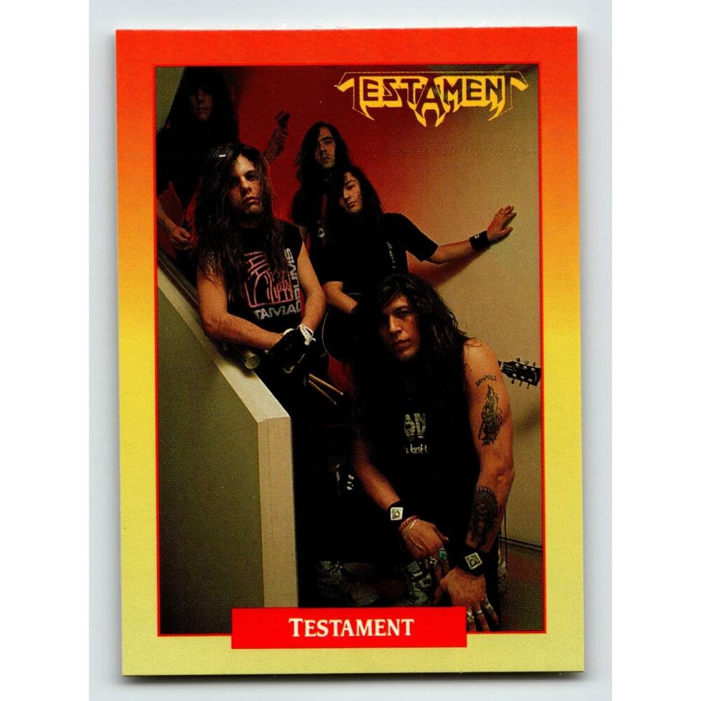 Testament Band 1991 RockCards Brockum 125 Metal Music Card
